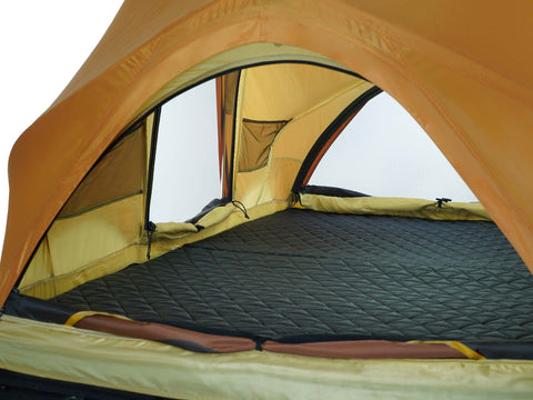 Rev Roof Top Tent mattress DESERT color way open