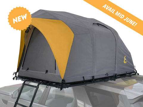 DESERT Rev Roof Top Tent closed lightest most comfortable roof top tent in the world
