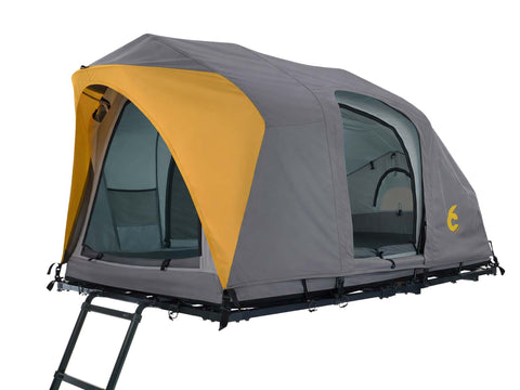 DESERT Rev Roof Top Tent open lightest most comfortable roof top tent in the world
