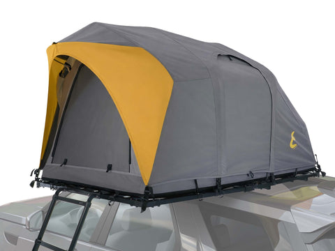 DESERT Rev Roof Top Tent closed lightest most comfortable roof top tent in the world