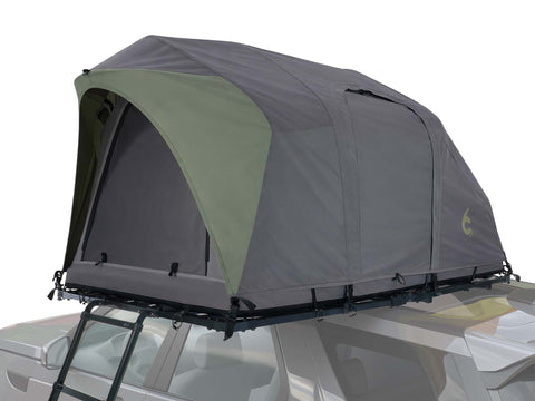 FOREST  Rev Roof Top Tent closed lightest most comfortable roof top tent in the world