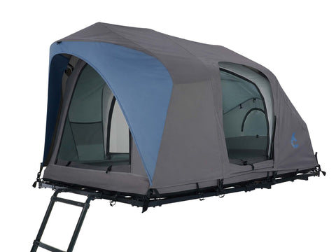 SURF  Rev Roof Top Tent open  lightest most comfortable roof top tent in the world