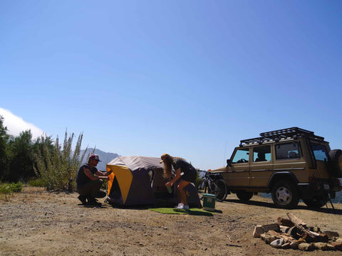 DESERT Rev Roof Top Tent open lightest most comfortable roof top tent in the world