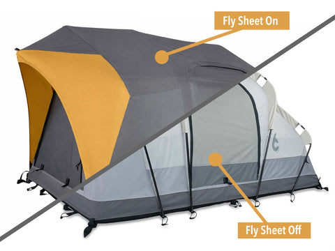 DESERT Rev Tent Gen 2 Removable Fly Sheet most versatile and full featured tent