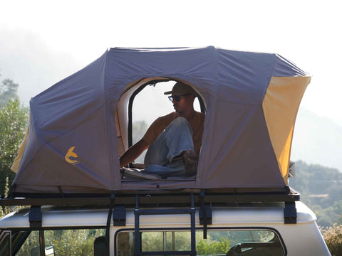 Rev RACK TENT desert / Front Runner  Desert / Yakima/Rhino Desert / Other REV RACK TENT FRONT RUNNER DESERT OTHER  YAKIMA/RHINO Lightest Vehicle Top Tent solution at only 25 lbs / 11 kgs