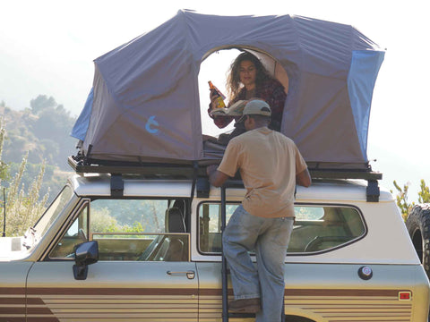 SURF  REV RACK TENT closed FRONT RUNNER roof rack lightest roof tent in the world   Surf / Front Runner  Surf / Yakima/Rhino  Surf  / Other