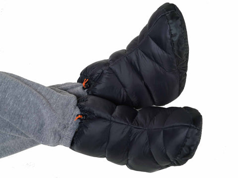 SMALL slooze on feet foot warmer camping shoe sleep sock cozy slipper by C6 Outdoor