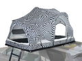 Rev Roof Top Tent dazzle pattern vehicle  by c6 outdoor
