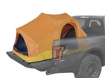 DESERT REV TENT ground tent pick-up truck tent desert color closed screen by C6 Outdoor